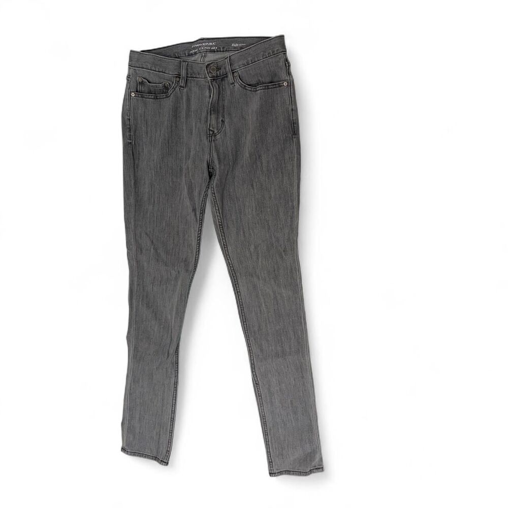 Banana-republic Men's Grey and Black Jeans
